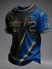Maglietta a maniche corte Campioni d'Italia 2025-26 da uomo