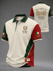 Camicia da uomo con stampa Festa della Repubblica Repubblica Italiana