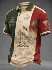 Camicia da uomo con stampa Festa della Repubblica Repubblica Italiana