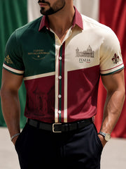Camicia da uomo con stampa Festa della Repubblica Repubblica Italiana