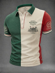 Camicia da uomo con stampa Festa della Repubblica Repubblica Italiana