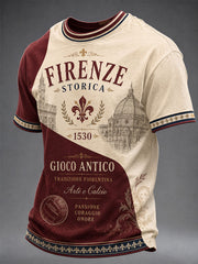 Maglietta da uomo Firenze Calcio Storico a maniche corte