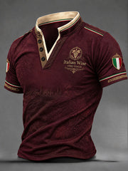 Men's Italian Wine Culture Casual T-shirt