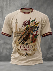 Maglietta da uomo a manica corta del Palio di Siena