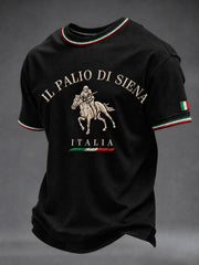 Maglietta da uomo a maniche corte Palio di Siena