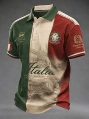 Camicia da uomo con stampa Festa della Repubblica Repubblica Italiana