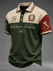 Camicia da uomo con stampa Festa della Repubblica Repubblica Italiana