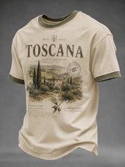 Maglietta da uomo Toscana a manica corta