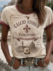 Maglietta a maniche corte da uomo del Calcio Storico Fiorentino