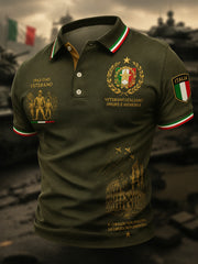 Polo classica commemorativa veterana italiana retrò