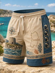 Pantaloncini casual sardi classici retrò