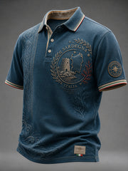 Polo classica con texture sarda vintage