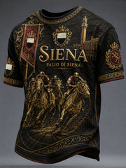 Maglietta da uomo a maniche corte Palio di Siena