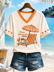 Women's Italian Ferragosto Casual T-Shirt