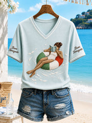 Women's Italian Ferragosto Casual T-Shirt